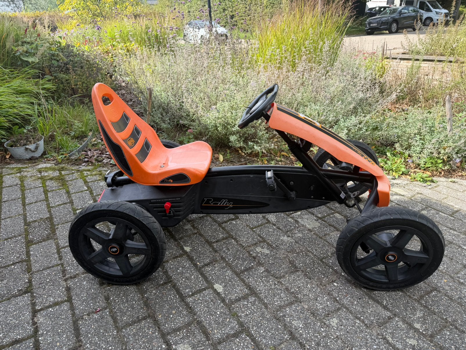 Berg gocart rally oranje, Kinderen en Baby's, Ophalen, Gebruikt, Berg