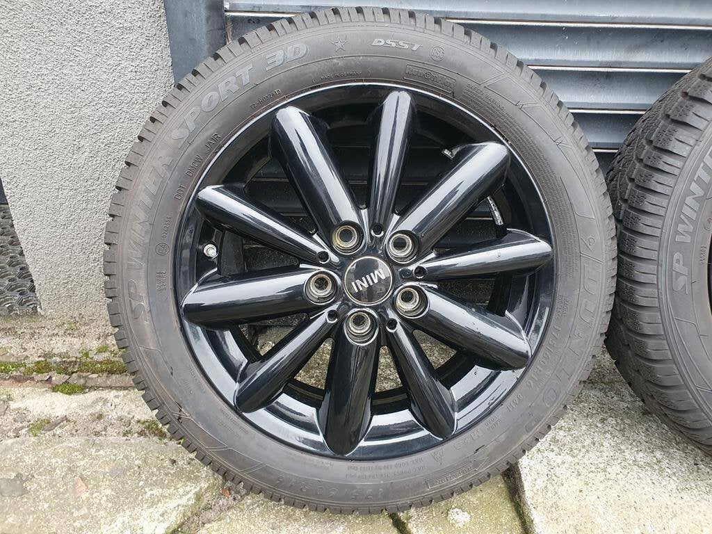 ORIG. JANTES MINI COOPER F55/F56/F57 AVEC PNEUS D'HIVER, Autos : Pièces & Accessoires, Pneus & Jantes, Pneus et Jantes, Pneus hiver