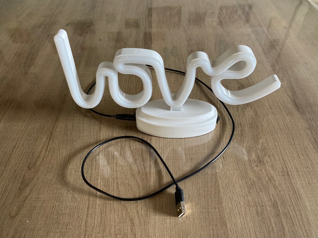 Ledlamp love, Huis en Inrichting, Ophalen