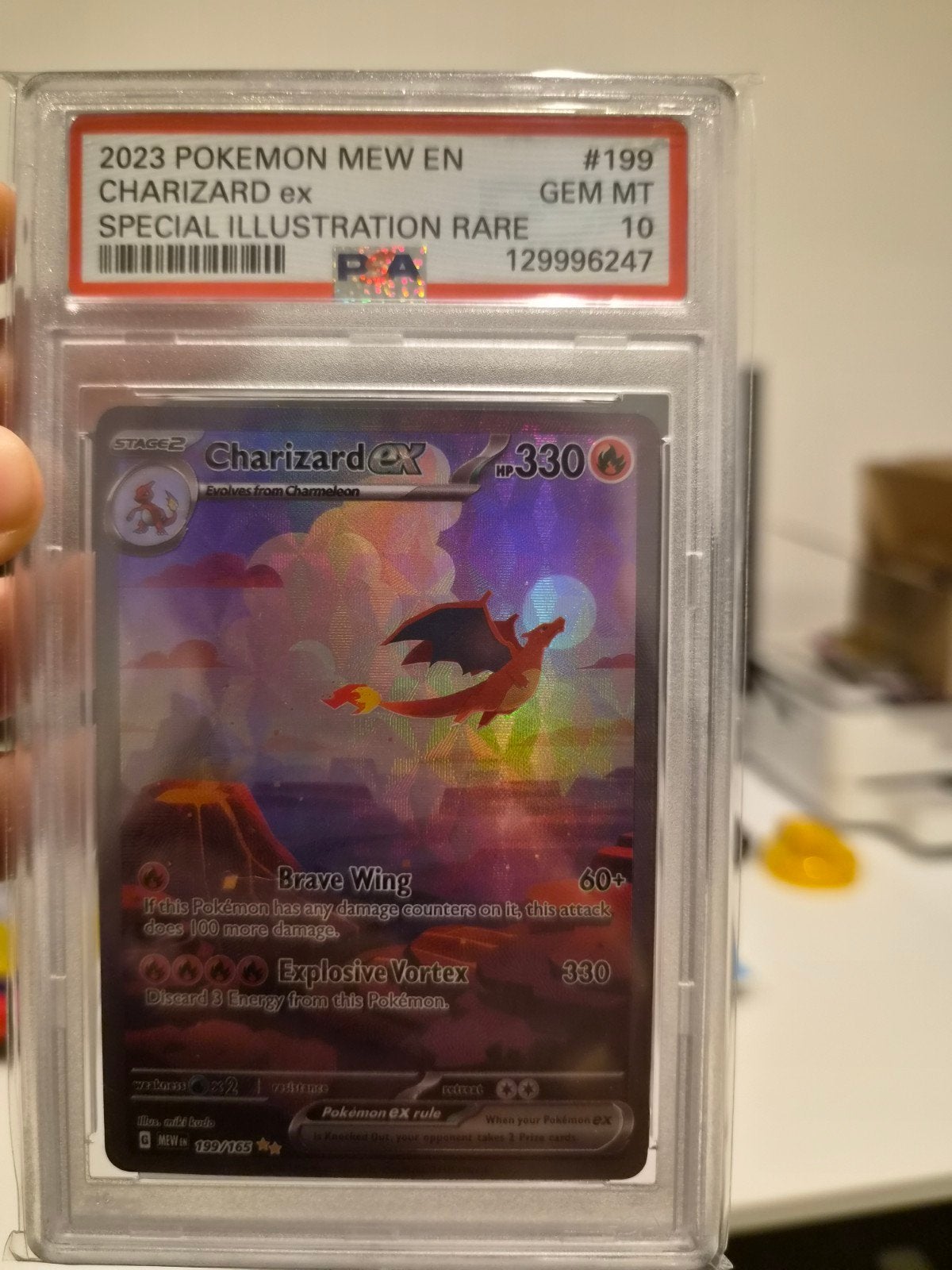 !!!NOT REAL!!! (Proxy) psa 10 pokémon, Hobby en Vrije tijd, Verzenden, Nieuw, Losse kaart, Foil