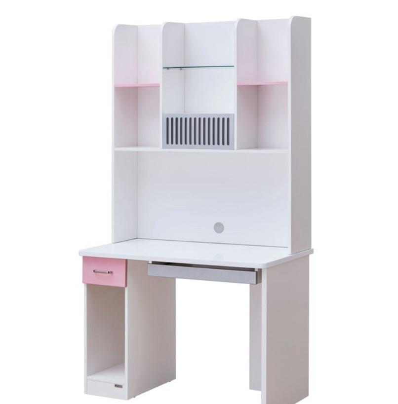 rose+wit bureau plus rose stoel, Ophalen, Gebruikt