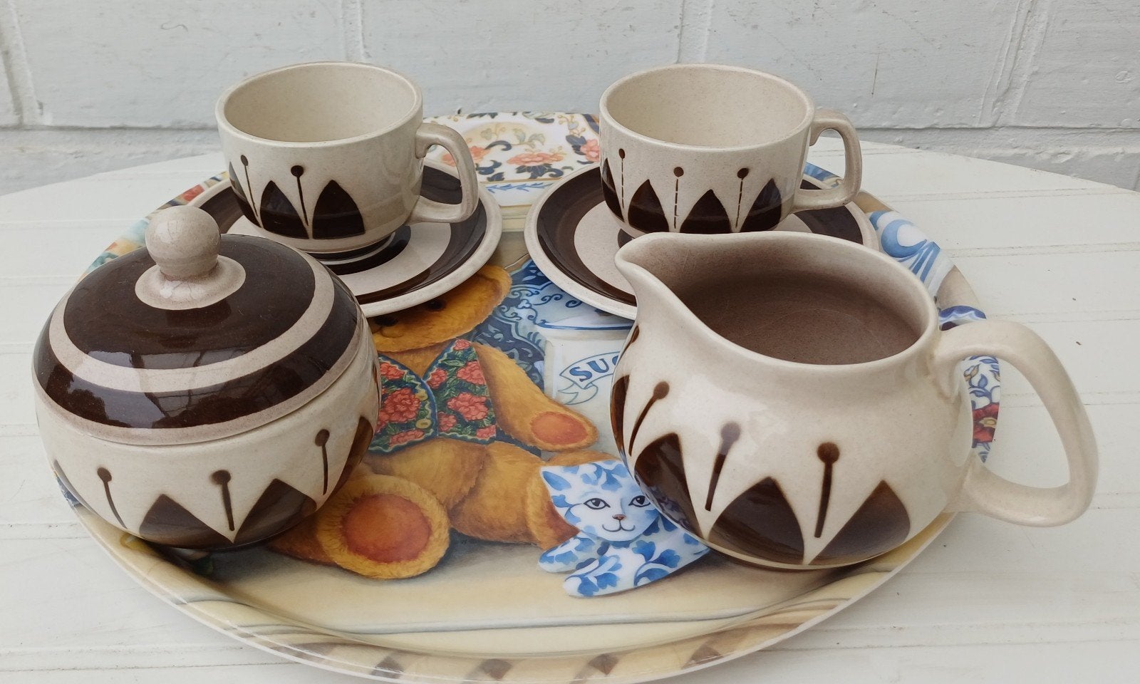 Villeroy Boch koffieset Scaldia, Antiek en Kunst, Antiek | Servies compleet, Ophalen