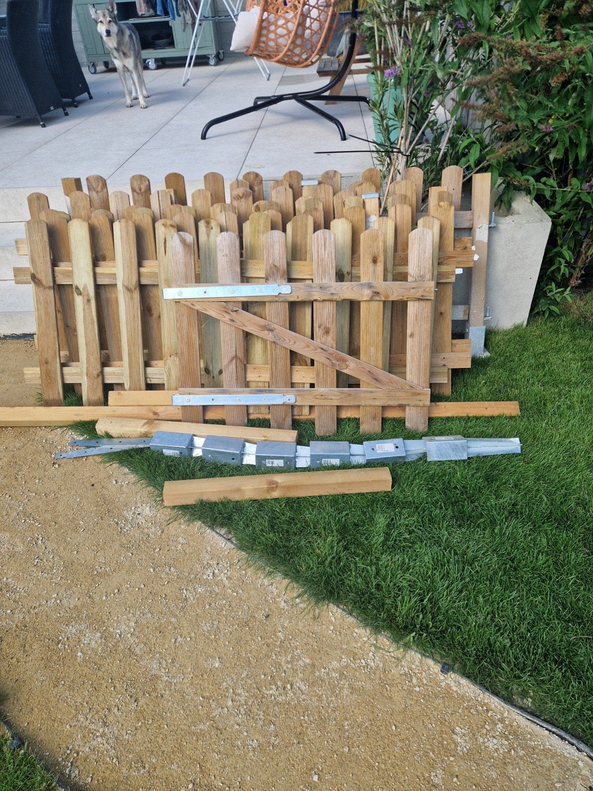 Tuinhek te koop, Tuin en Terras, Ophalen, Zo goed als nieuw, Tuinhek