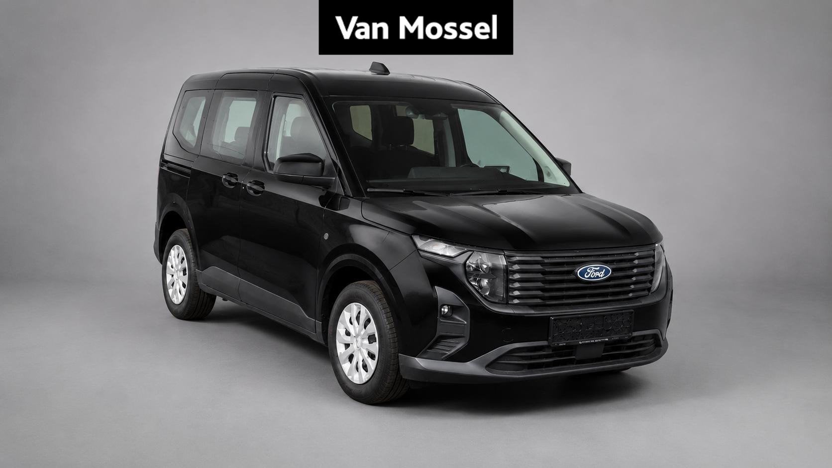 Ford Tourneo Courier Trend - Carplay - Winterpack - 5j garan, Auto's, Voorwielaandrijving, Gebruikt, Zwart, 5 deurs