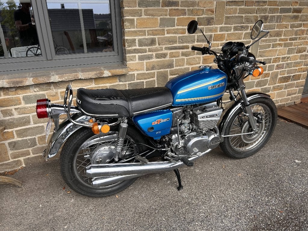 Suzuki GT 380 model A - 1976, Gebruikt, 3 cilinders, Handgeschakeld, 12 t/m 35 kW