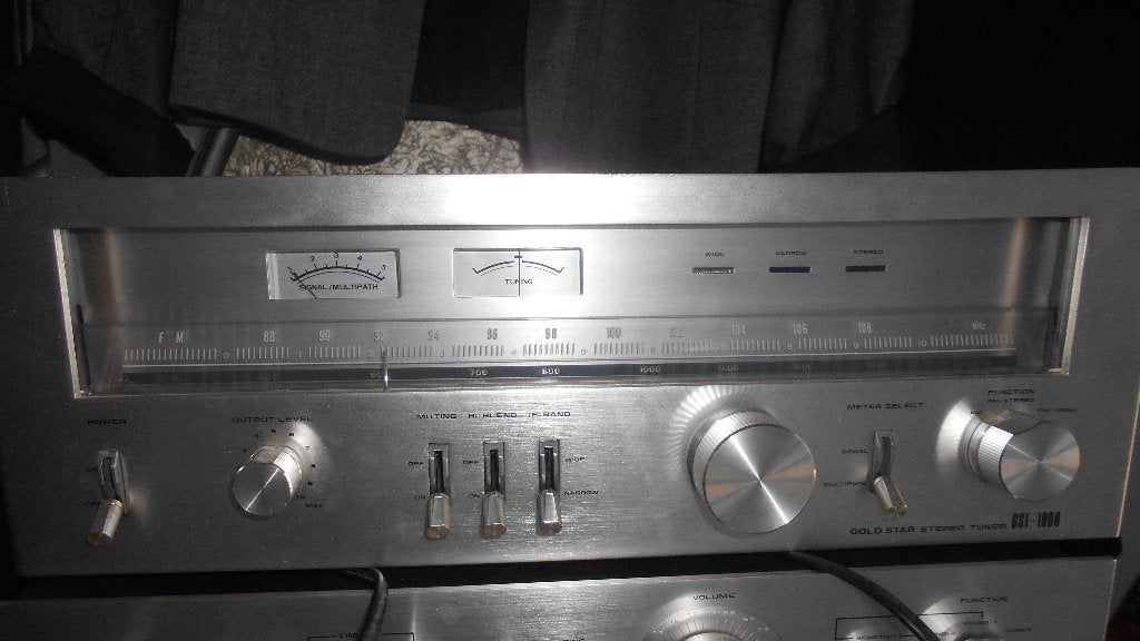 Gold star radio  stereo tuner GST 1000, Audio, Tv en Foto, Tuners, Ophalen, Zo goed als nieuw