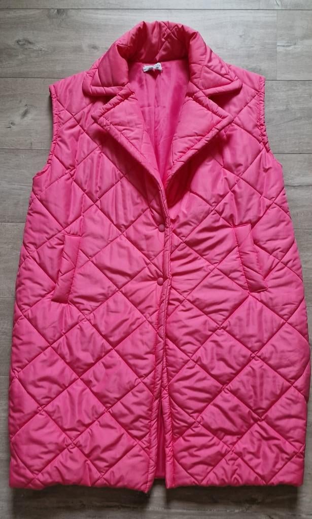 Lange gewatteerde bodywarmer, Kleding | Dames, Maat 38/40 (M), Local, Ophalen of Verzenden, Zo goed als nieuw