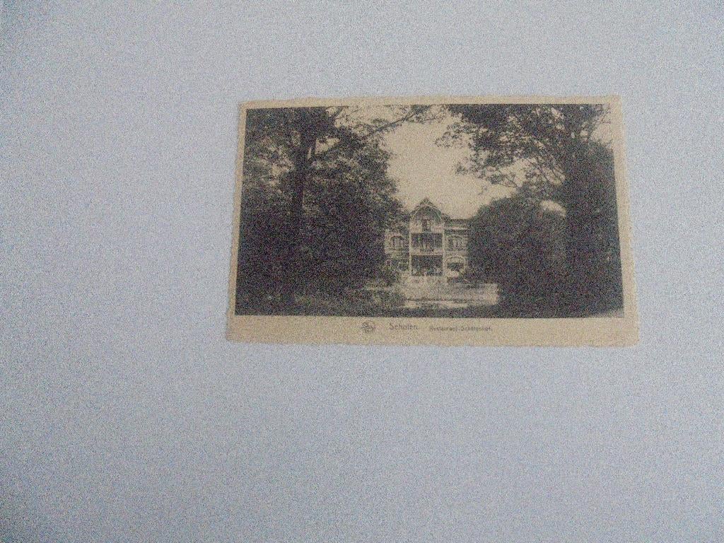 schoten- restaurant schotenhof, Verzamelen, Verzenden, 1940 tot 1960, Ongelopen, Antwerpen