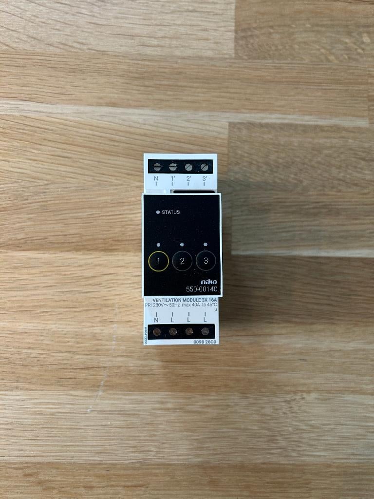 Niko home control - Ventilatiemodule, Doe-het-zelf en Bouw, Ophalen, Nieuw