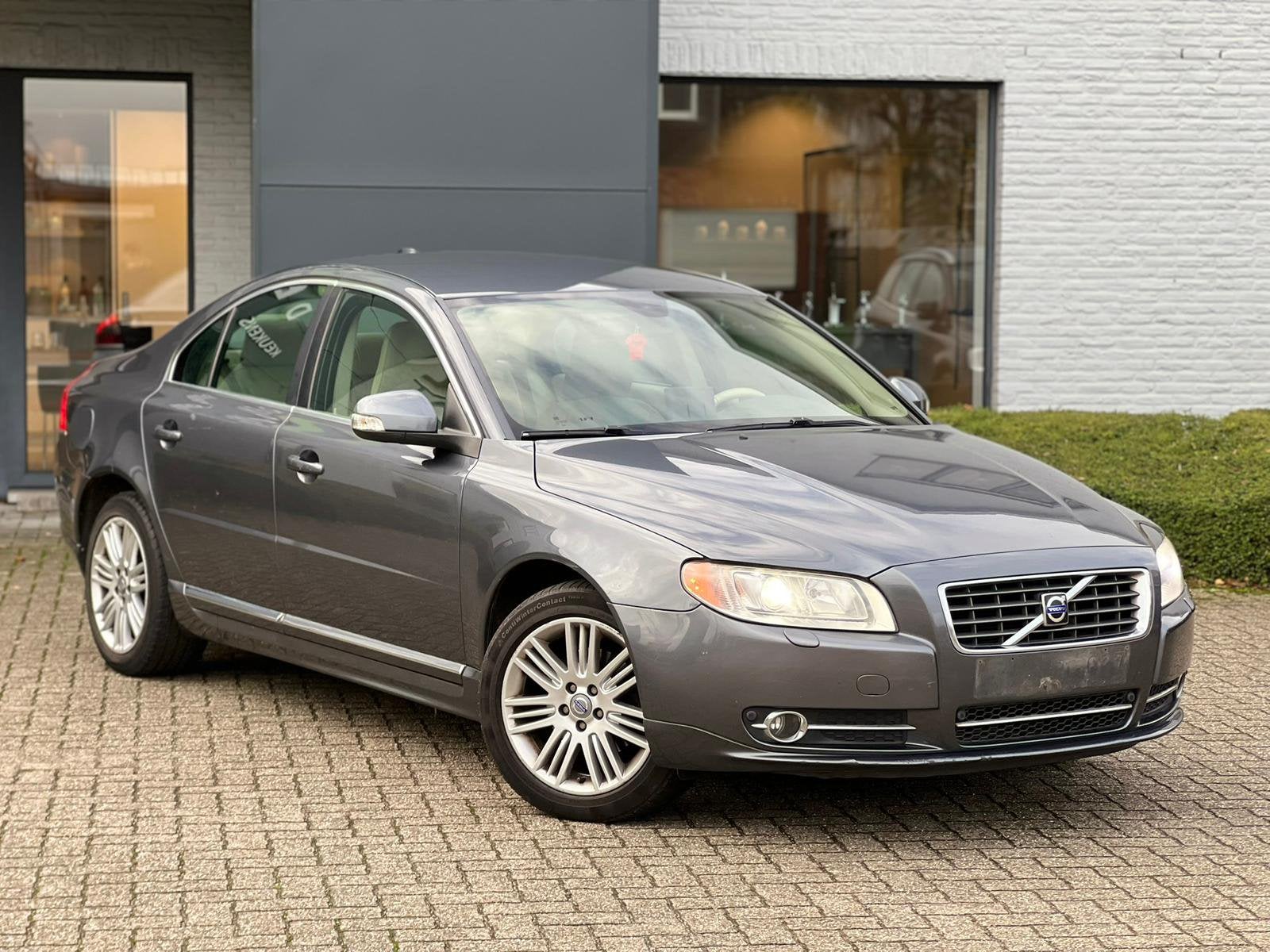 Volvo S80 1.6 diesel, Auto's, 4 deurs, Beige, Blauw, Leder
