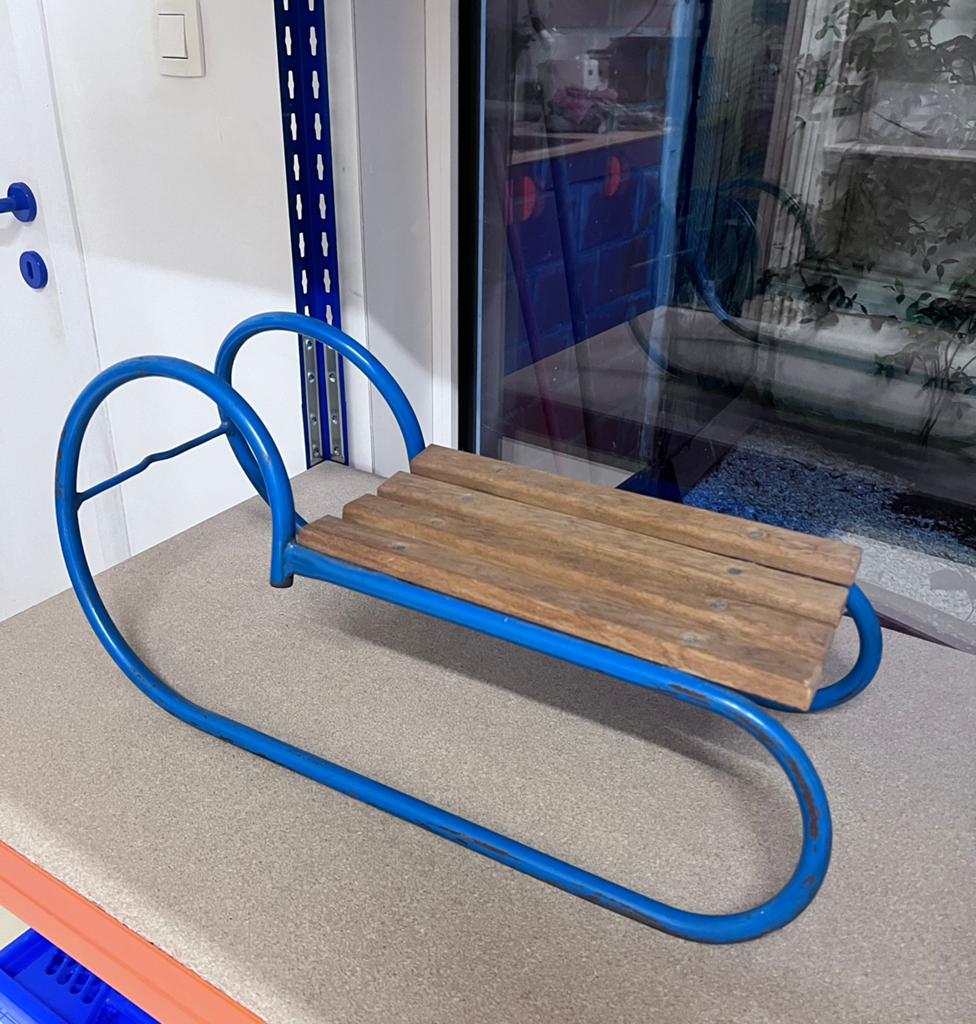 Vintage slee voor kinderen, Ophalen, Gebruikt, Hout