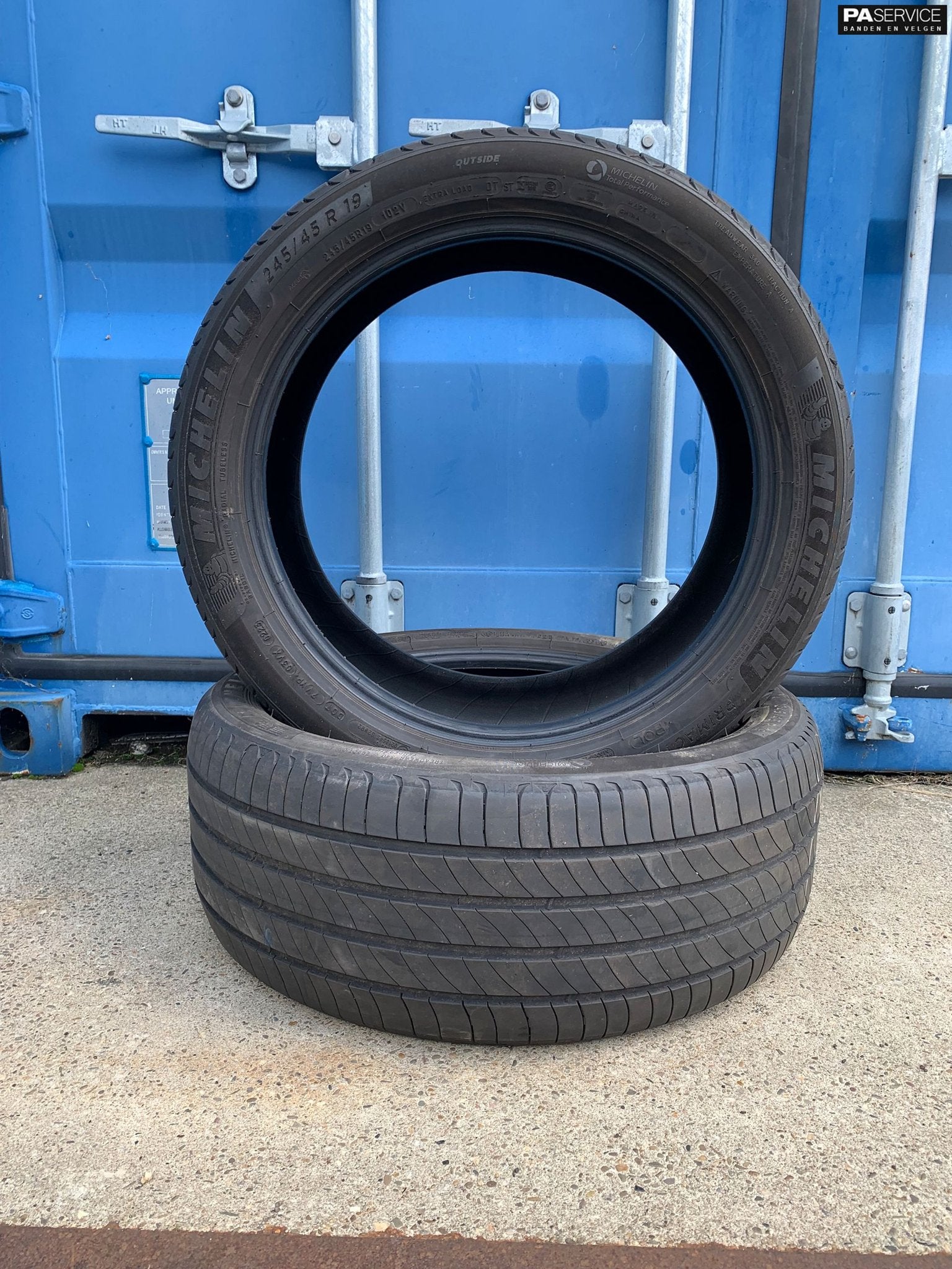 2x Michelin 245 45 19 Zomerbanden met 5,8 mm incl Montage, -, -, Banden en Velgen, Ophalen of Verzenden