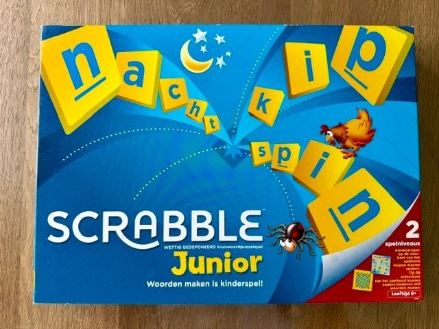 Scrabble Junior (2-in-1 kinderspel), Enlèvement ou Envoi, Utilisé