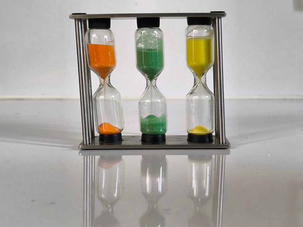 Perfecte thee-timer/zandloper, Ophalen of Verzenden, Glas