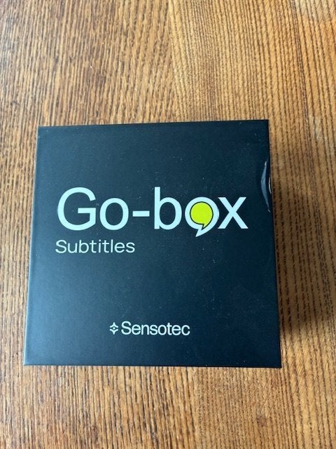 GO BOX subtitles, Ophalen, Zo goed als nieuw