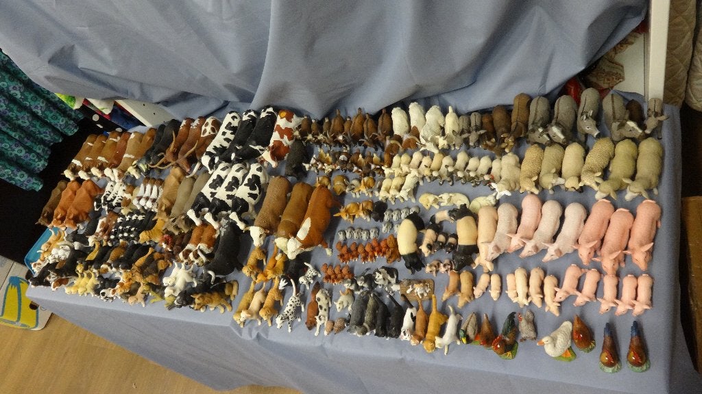 180 boerderij dieren van schleich, Verzamelen, Ophalen of Verzenden, Gebruikt