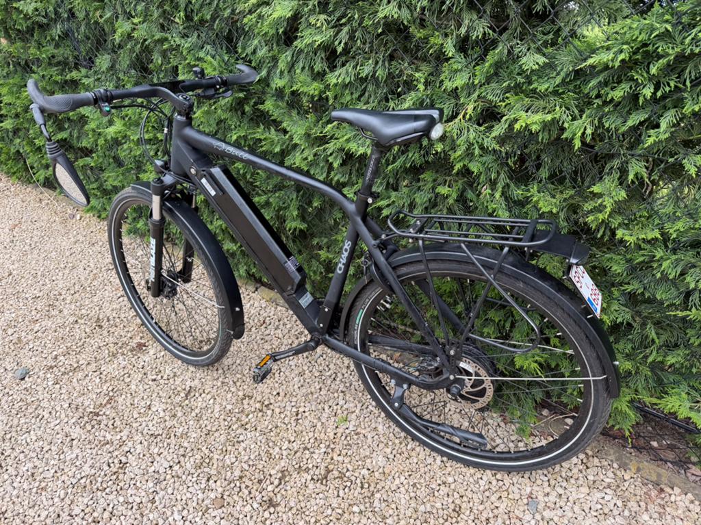Elektrishe fiets CHAOS – slechts 283 km – topstaat!, Vélos & Vélomoteurs, Enlèvement, Comme neuf
