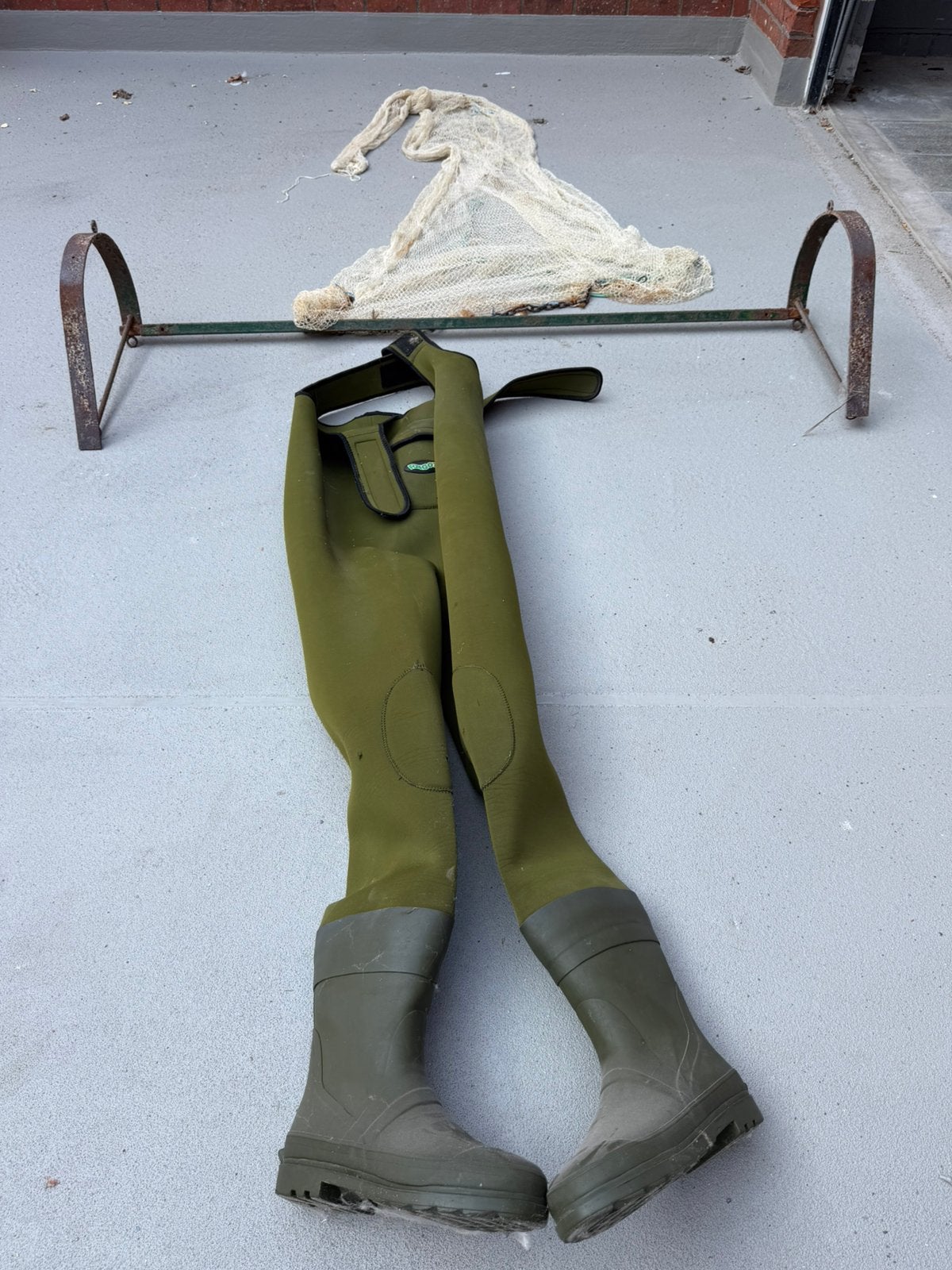 Garnaalvissen - materiaal - Nieuwpoort, Ophalen, Gebruikt, Complete set