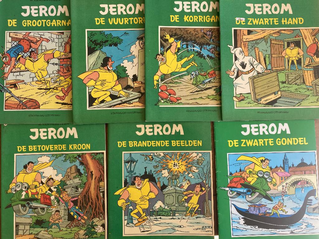 Lot oude Jerom strips 1ste druk, Plusieurs BD, Enlèvement ou Envoi, Willy vandersteen