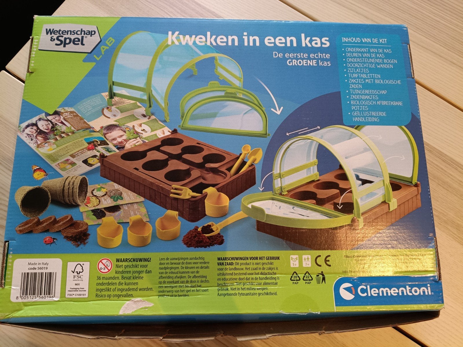 Kweken in een kas, Ophalen