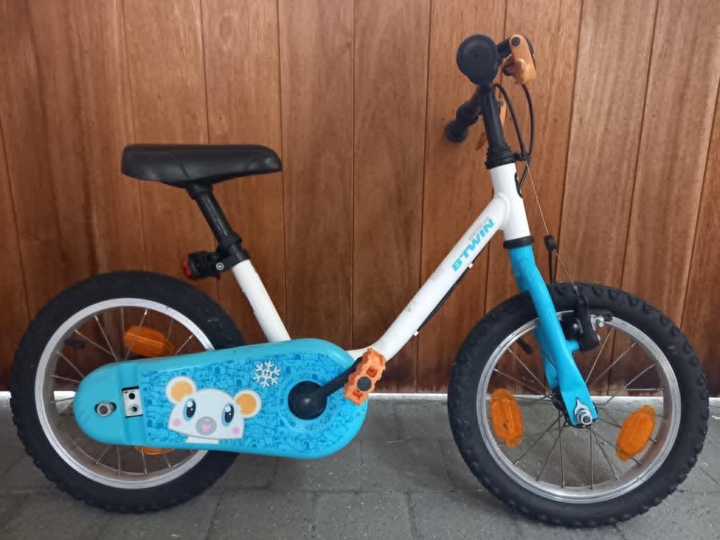 kinderfiets tot 4 jaar, Fietsen en Brommers, Ophalen, Zijwieltjes, Gebruikt, B-Twin