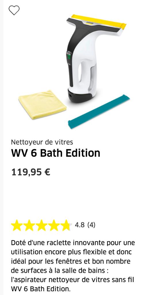 nettoyeur vitre KARCHER, Electroménager, Enlèvement, Utilisé