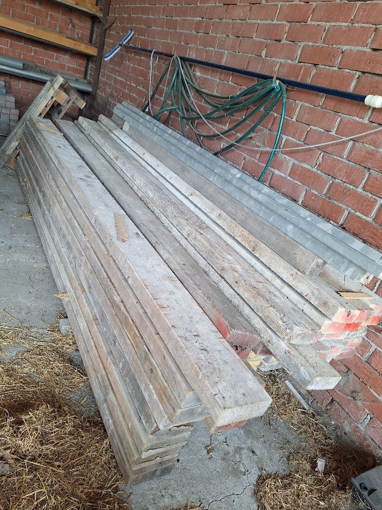 Houten balken, Doe-het-zelf en Bouw, Hout en Planken, Ophalen, Gebruikt