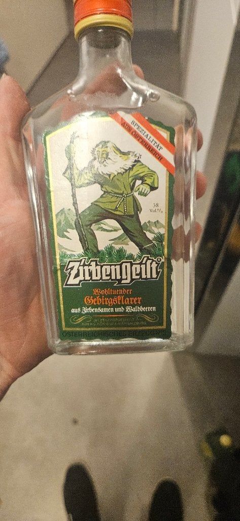 Zirbengeist alcoholische drank 38%, Ophalen, Nieuw, Flesje(s), Overige merken