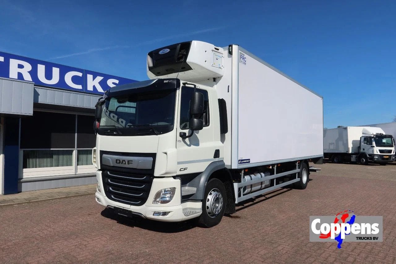 DAF CF 320 Bak +Roldeur + klep, Carrier Silence supra 1150, Automaat, Wit, Bedrijf, Diesel