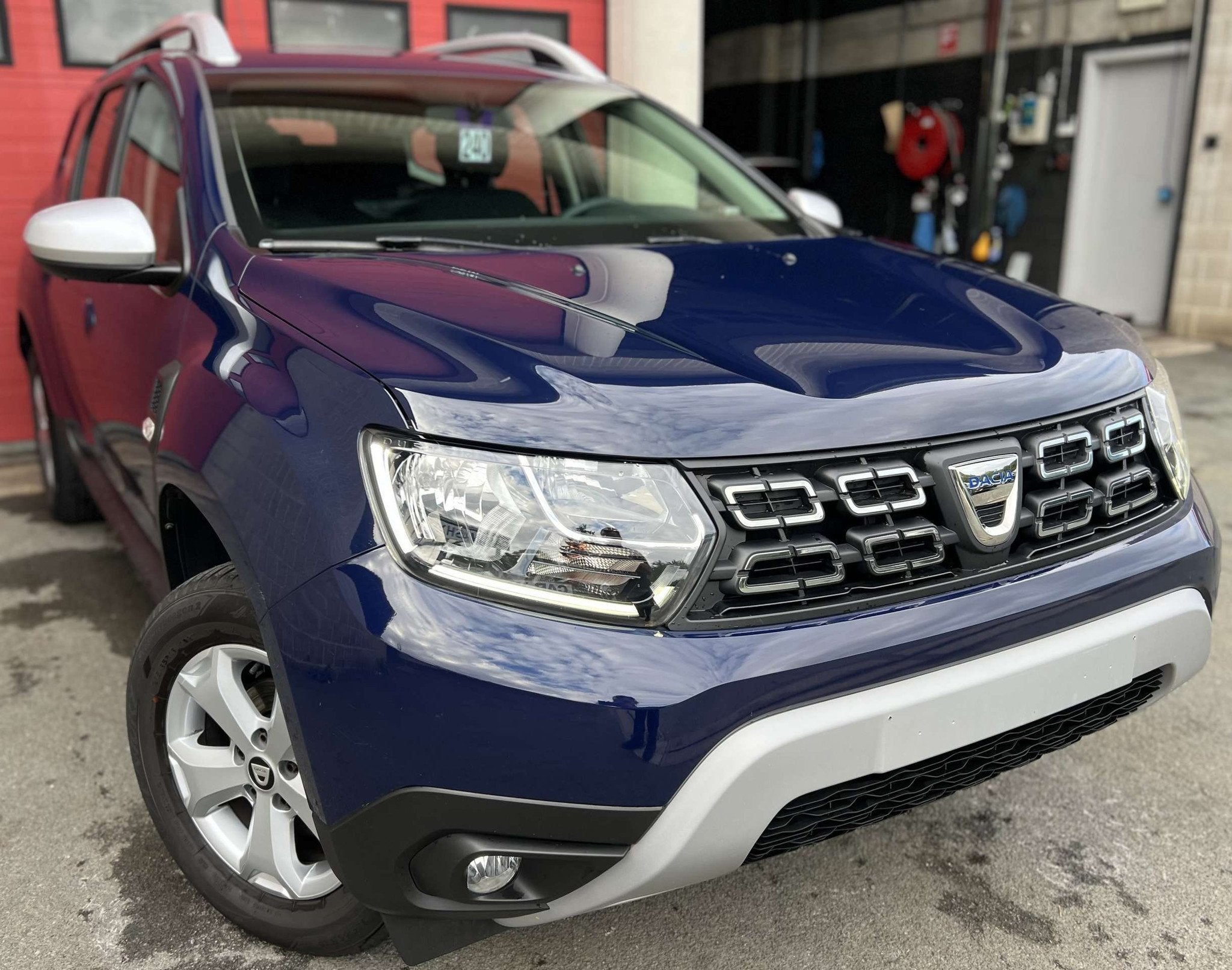 Dacia Duster 1.0 TCe Comfort + CLIM + CAR-PASS (bj 2020), Gebruikt, Duster, Blauw, Start-stop-systeem