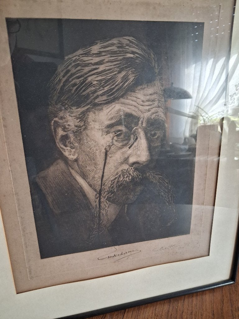 Lot Lithographies signées Charles Bernier, Antiquités & Art, Portrait ou Personnes, Autres techniques, Expressionniste, Enlèvement