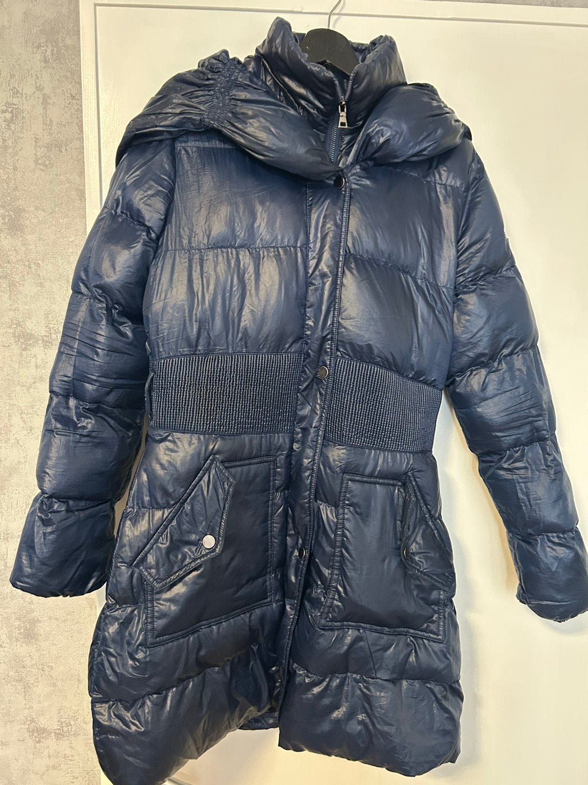 Dames Jassen Herfst-Winter, Ophalen, Gedragen, Maat 38/40 (M), Blauw