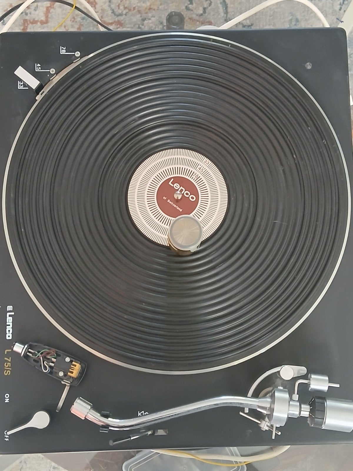 platine vinyle lenco l 75 s neuve, Enlèvement
