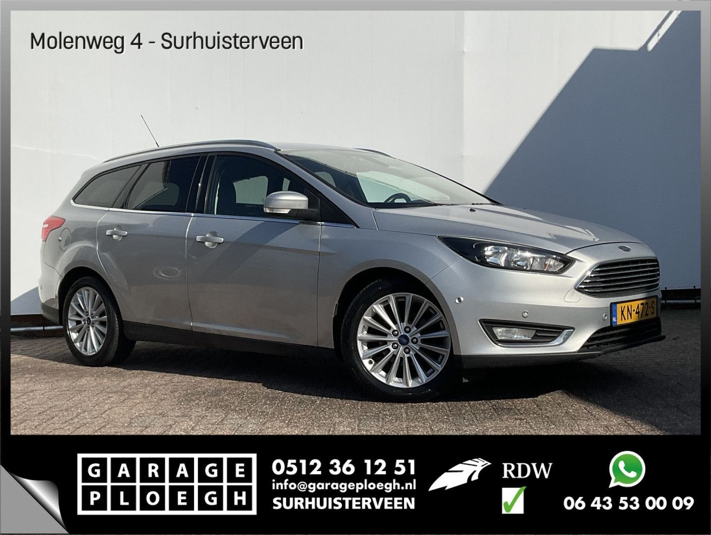 Ford Focus Wagon 1.0 Titanium Nav/Cruise Clima NW DB-Riem Or, Focus, 110 g/km, Bedrijf, Electronic Stability Program (ESP)