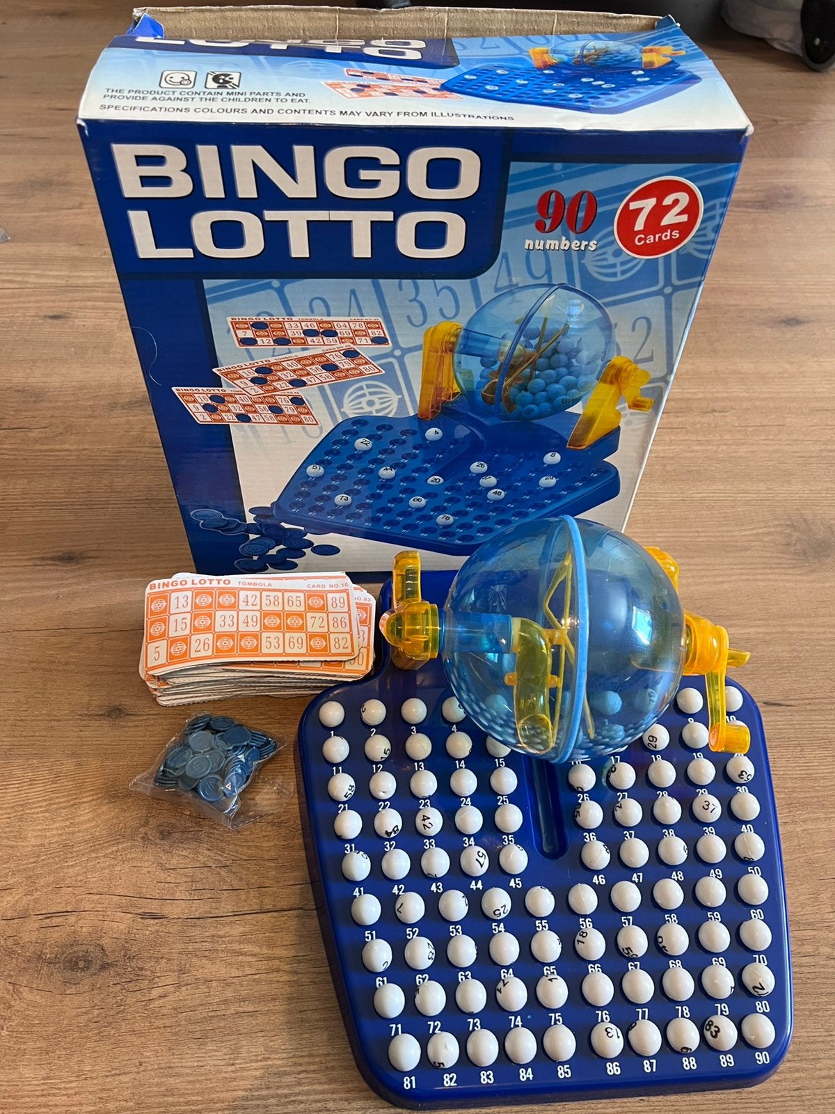 Bingo lotto spel, Enlèvement, Utilisé