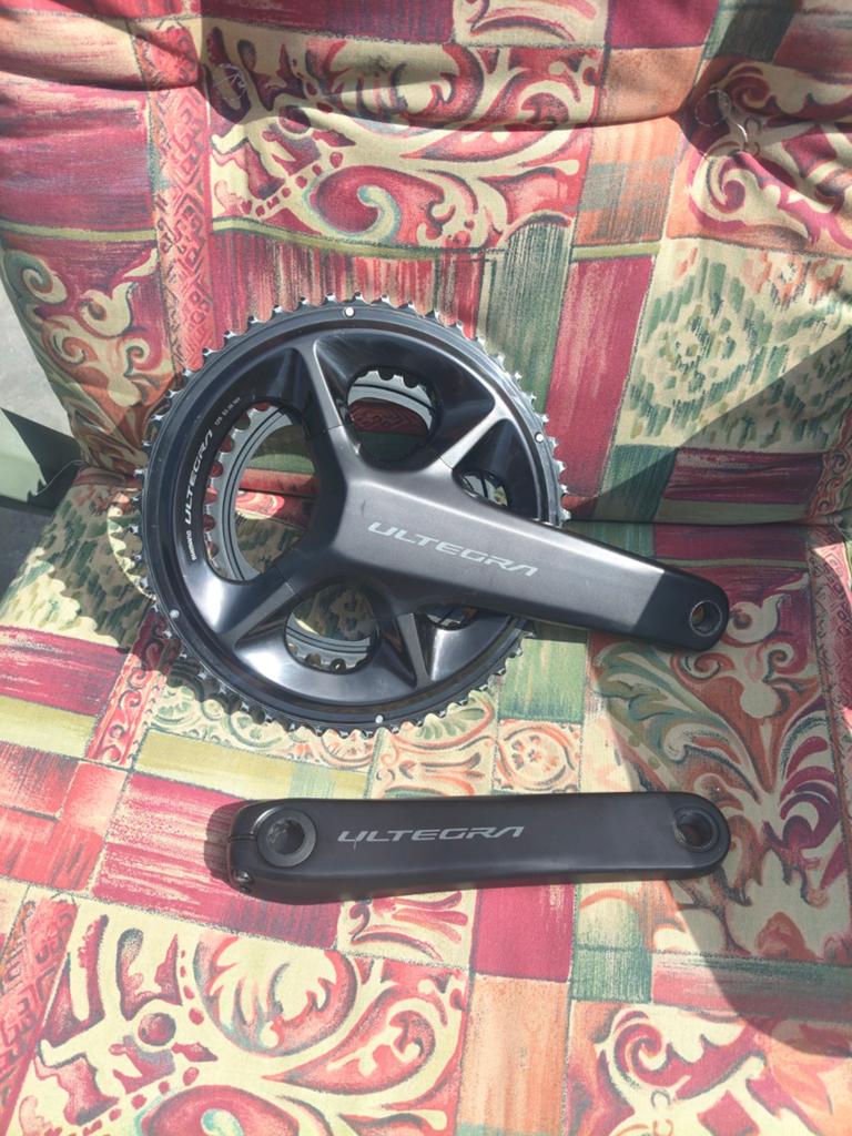 crankstel shimano 12speed ultegra 175mm met 4i powermeter, Shimano Ultegra, Zo goed als nieuw, Racefiets, Ophalen