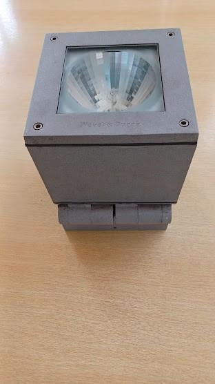 Grondspot met gasontladingslamp, Inox, Ophalen of Verzenden, Vloerlamp, Waterbestendig