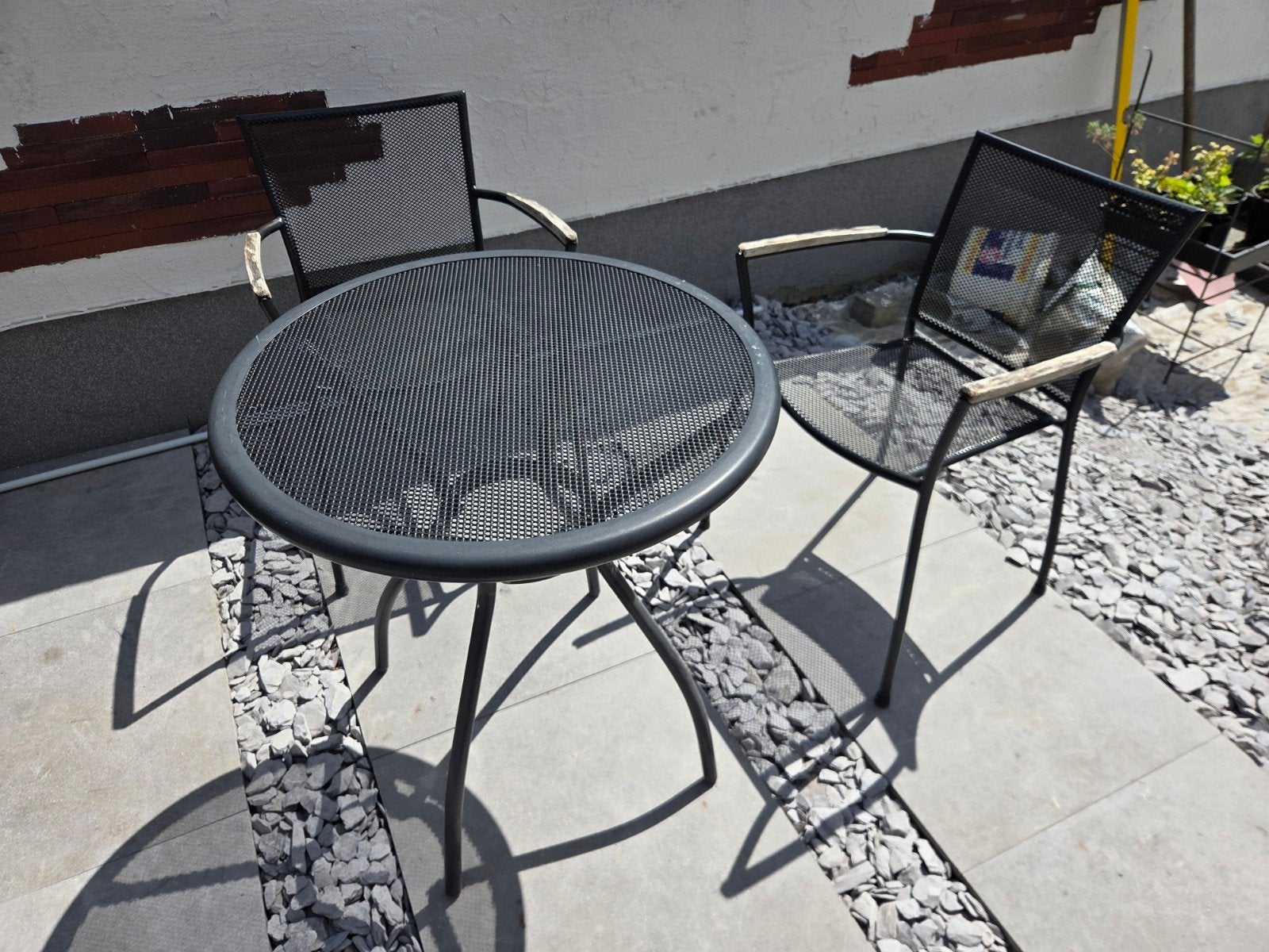 Set de jardin avec 2 chaises., Jardin & Terrasse, Enlèvement, Salons de jardin