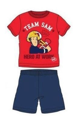 Brandweerman Sam Shortama - Maat 116 - Katoen, Ophalen of Verzenden, Nieuw, Jongen, Nacht- of Onderkleding