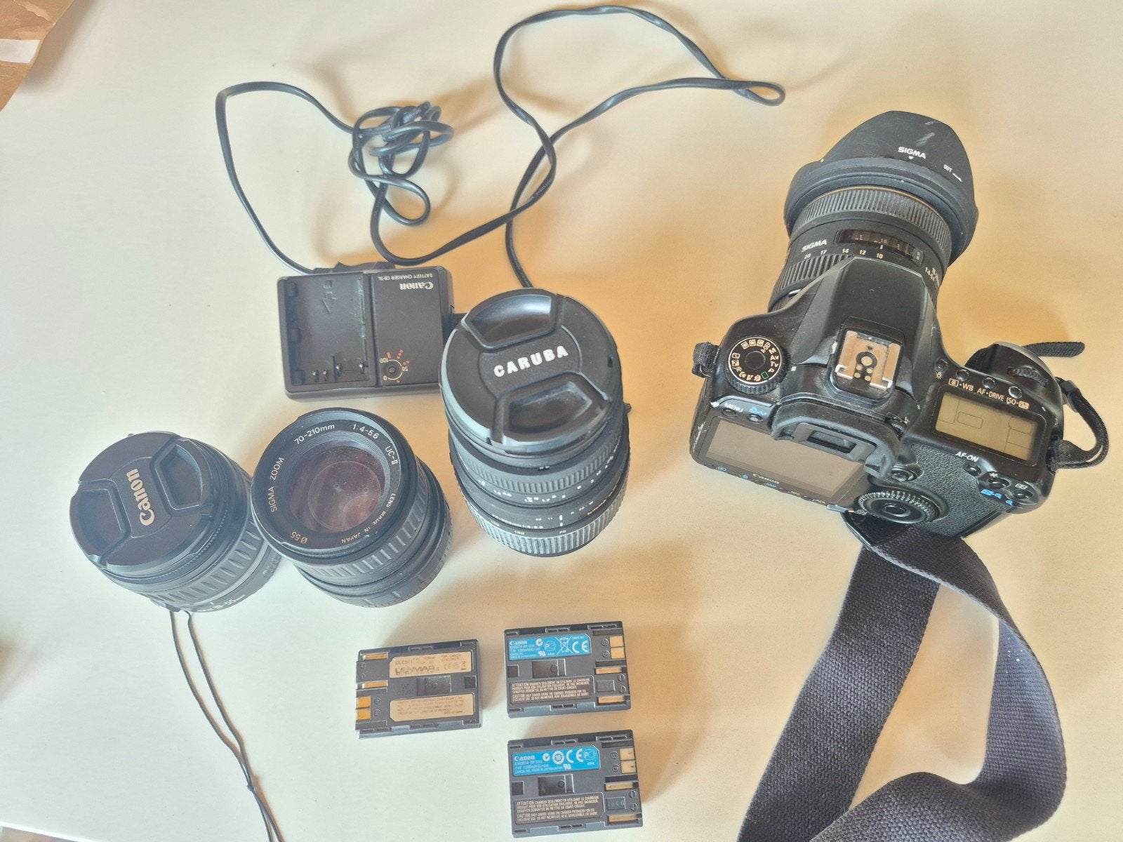 canon eos 40d + lenzen, TV, Hi-fi & Vidéo, Canon, Enlèvement, Utilisé, Reflex miroir