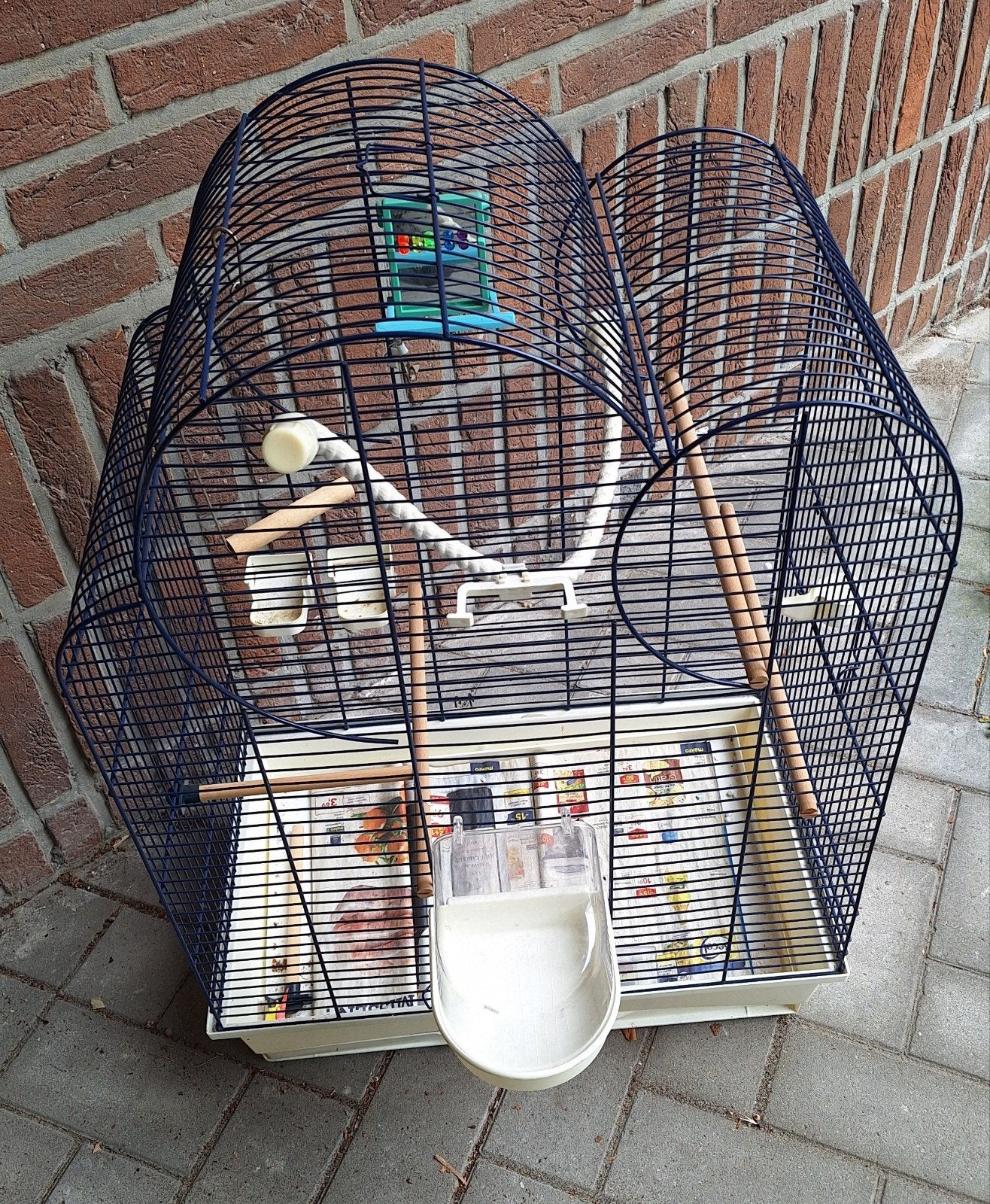 dwergpapegaai kooi, Dieren en Toebehoren, Ophalen, Gebruikt, Metaal, Vogelkooi