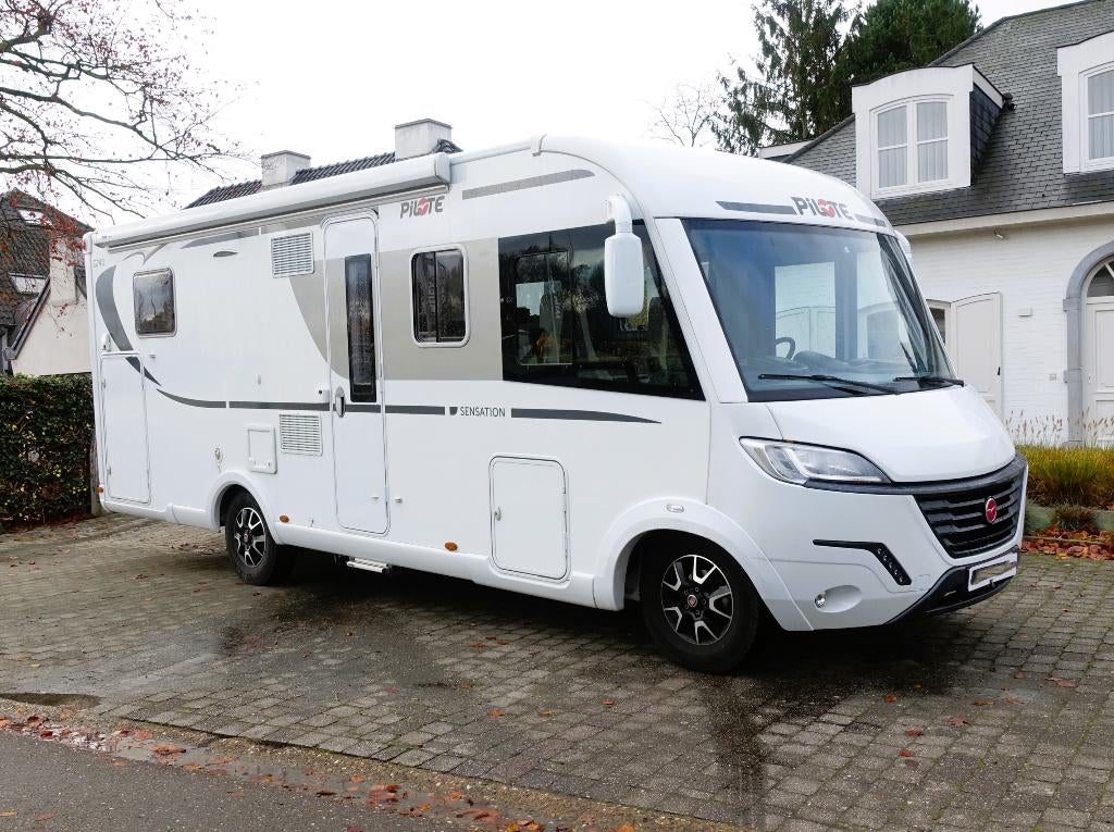Pilote Sensation G740C Integraal / Automaat /150 PK Euro 6, Caravans en Kamperen, Mobilhomes, Ringverwarming, Pilote, Bedrijf