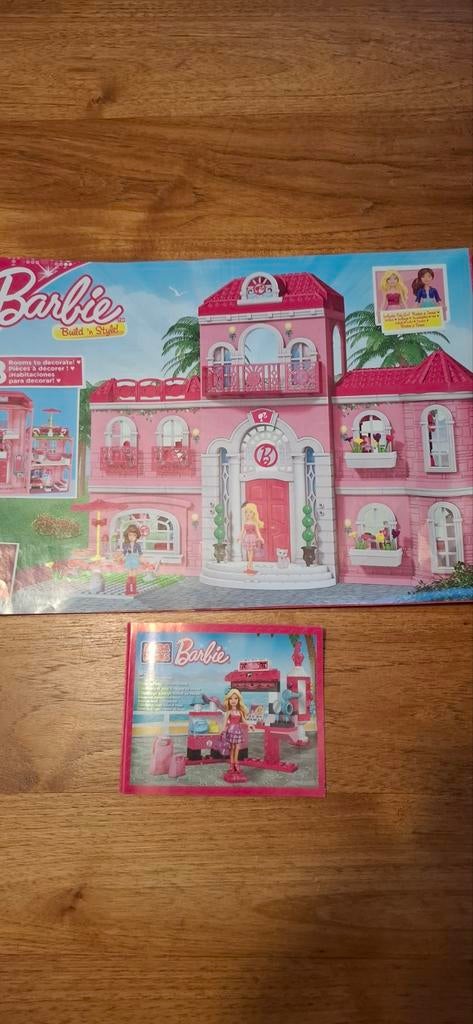 Mega Bloks Barbie luxury mansion & fashion stand, Ophalen