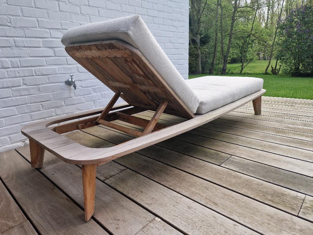 Ligstoel Exterioo (2025), Tuin en Terras, Ophalen, Gebruikt, Hout