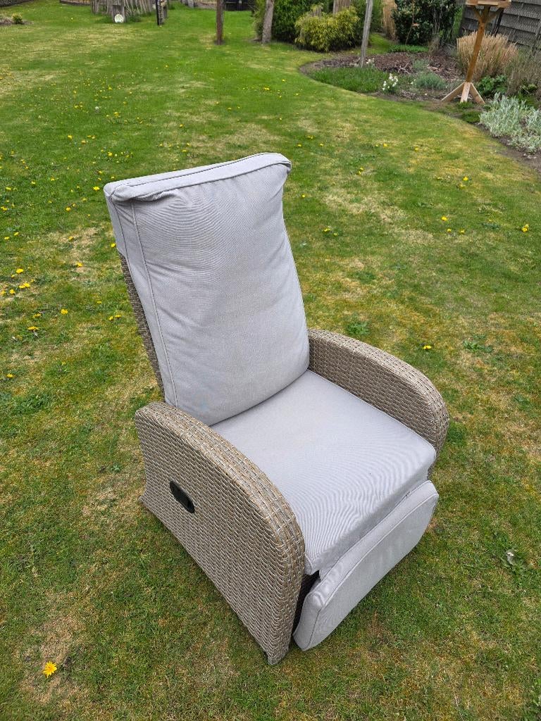 Ligstoel, Jardin & Terrasse, Chaises longues, Enlèvement, Utilisé, Rotin