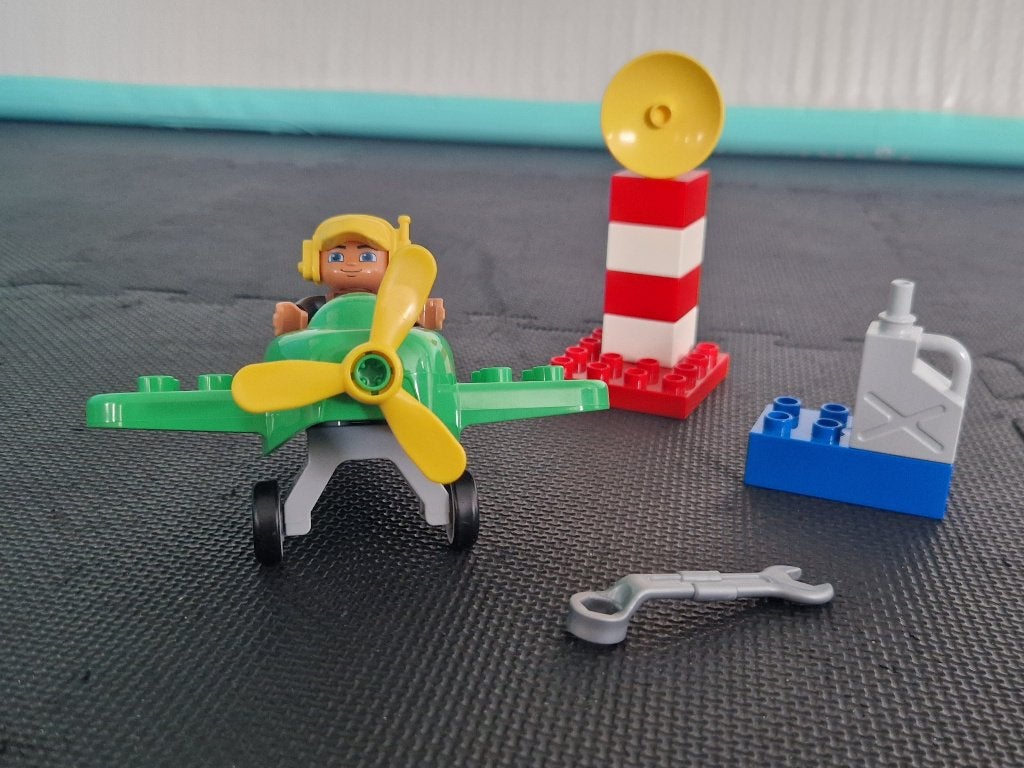 Lego Duplo vliegtuig, Gebruikt, Ophalen of Verzenden, Duplo, Complete set