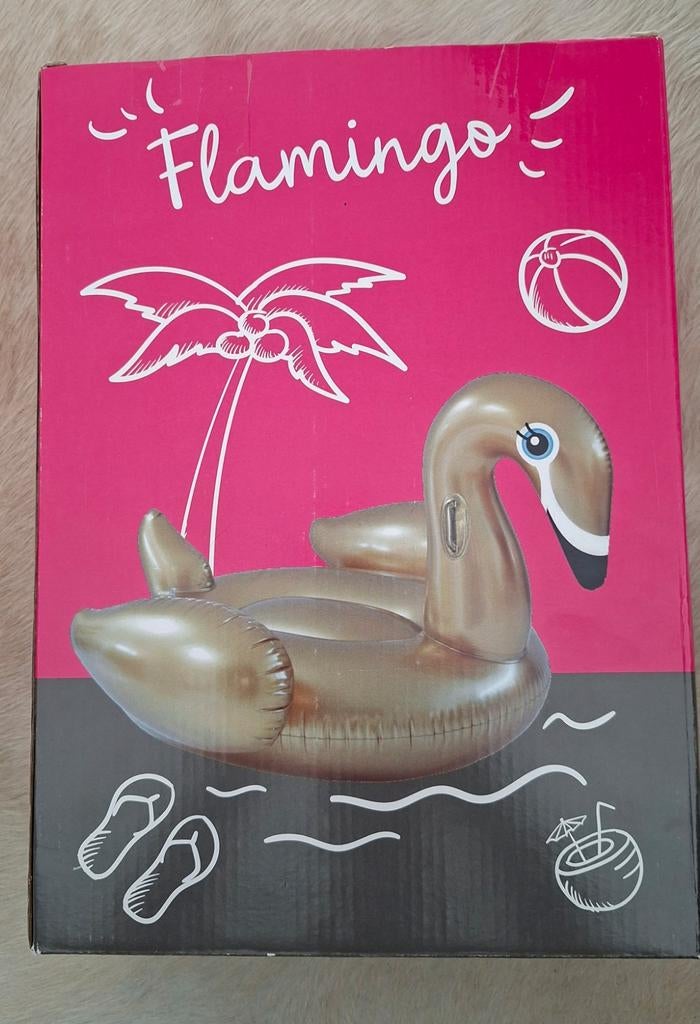 Opblaasbaar waterbed Flamingo, Ophalen of Verzenden