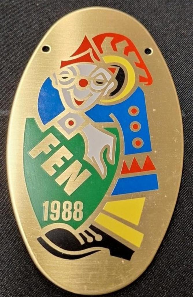 Fen vlaanderen 1988, Verzamelen, Speldjes, Pins en Buttons, Ophalen of Verzenden
