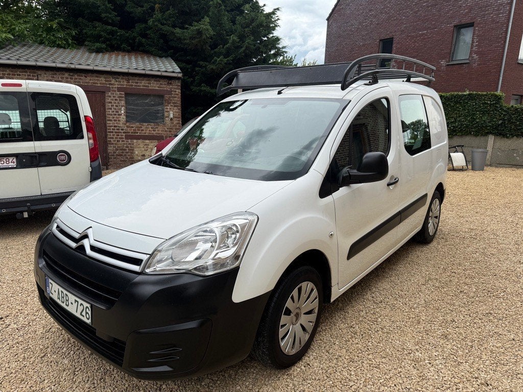CITROEN BERLINGO 1600 HDI 100 PK AIRCO+NAVI BEDRIJFSVOERTUIG, Stof, 4 cilinders, Citroën, Wit
