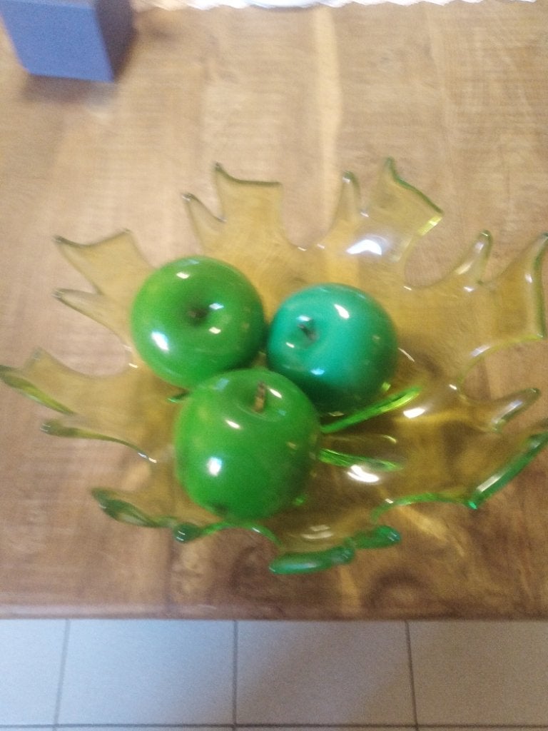 Glazen fruitschaal, Ophalen of Verzenden